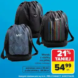 Carrefour Worek z siatką na piłkę oferta