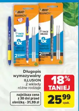 Carrefour Długopis wymazywalny ILLUSION oferta