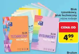 Carrefour Blok rysunkowy, blok techniczny Oxford oferta