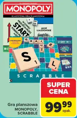 Carrefour Gra planszowa MONOPOLY, SCRABBLE oferta