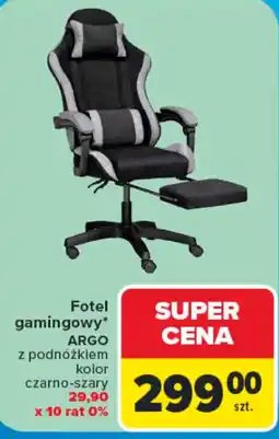 Carrefour Fotel gamingowy argo oferta