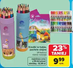 Carrefour Kredki w tubie, pastele olejne oferta