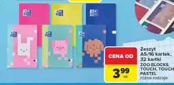 Carrefour Zeszyt ZOO BLOCKS, TOUCH, TOUCH PASTEL oferta