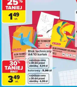 Carrefour Blok techniczny A4/10 kartek oferta