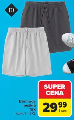 Carrefour Bermudy męskie TEX oferta