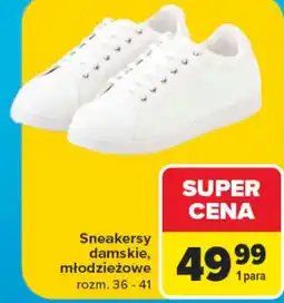 Carrefour Sneakersy damskie, młodzieżowe oferta