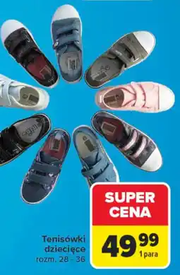 Carrefour Tenisówki dziecięce oferta