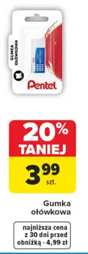 Carrefour Gumka ołówkowa Pentel oferta