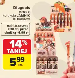 Carrefour Długopis dog x kolekcja jamnik oferta