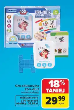Carrefour Gra edukacyjna EDU-QUIZ oferta