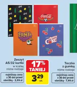 Carrefour Zeszyt A5/32 kartki oferta
