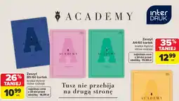 Carrefour Zeszyt A4/60 kartek kratka Hybrid różne rodzaje oferta