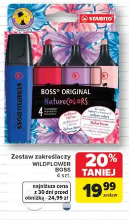 Carrefour Zestaw zakreślacy WILDFLOWER BOSS oferta