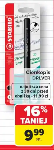 Carrefour Cienkopis DRLVER oferta