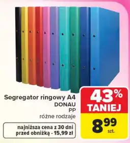 Carrefour Segregator ringowy A4 DONAU oferta