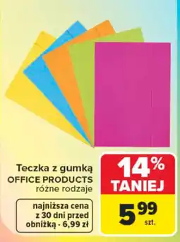 Carrefour Teczka z gumką OFFICE PRODUCTS oferta