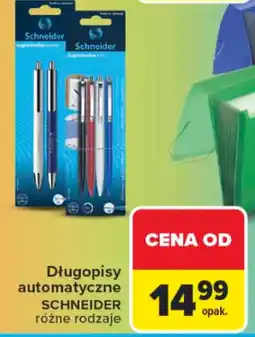 Carrefour Długopisy automatyczne schneider oferta
