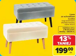 Carrefour Ława ze schowkiem GLORIA oferta