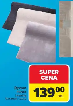Carrefour Dywan FENIX tkanina baranek szary oferta