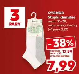 Kaufland OYANDA Stopki damskie oferta