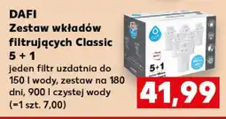 Kaufland DAFI Zestaw wkładów filtrujących Classic 5 + 1 oferta