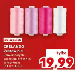 Kaufland CRELANDO Zestaw nici oferta
