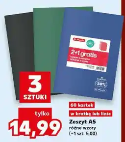 Kaufland Zeszyt A5 oferta