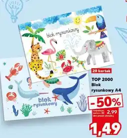 Kaufland TOP 2000 Blok rysunkowy A4 oferta