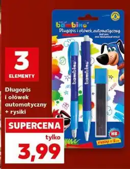 Kaufland Długopis i ołówek automatyczny + rysiki oferta