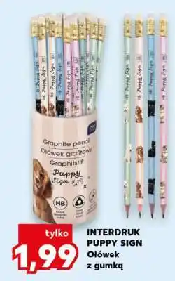Kaufland INTERDRUK PUPPY SIGN oferta
