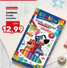 Kaufland BAMBINO Kredki ścieralne oferta