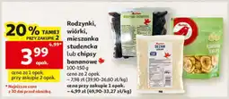Auchan Auchan Rodzynki, wiórki, mieszanka studencka lub chipsy bananowe oferta