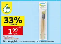 Auchan Zestaw pędzli oferta