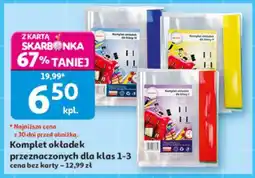 Auchan Komplet okładek oferta