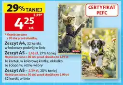 Auchan Zeszyt A4 oferta