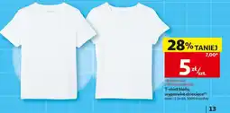 Auchan T-shirt biały, wyprawka dziecięca oferta
