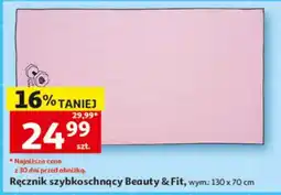 Auchan Ręcznik szybkoschnący Beauty & Fit oferta