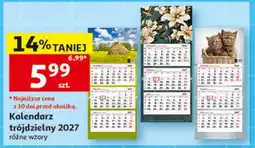 Auchan Kalendarz trójdzielny 2027 oferta
