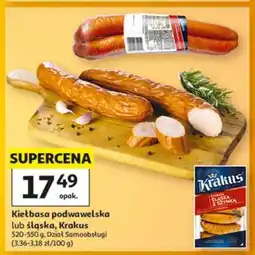 Auchan Kiełbasa podwawelska lub śląska, Krakus oferta
