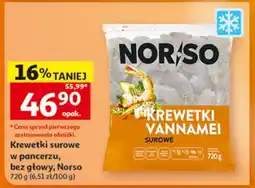 Auchan NORSO KREWETKI VANNAMEI SUROWE oferta