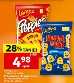 Auchan Prażynki lub chrupki Lorenz oferta