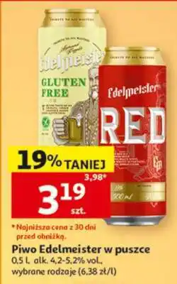 Auchan Piwo Edelmeister w puszce oferta