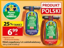 Auchan Miód rzepakowy lub wielokwiatowy oferta