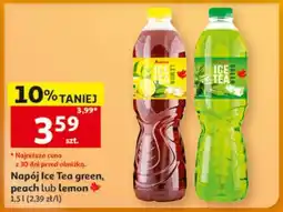 Auchan Napój Ice Tea green, peach lub lemon oferta