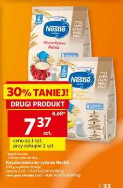 Auchan Kaszka mleczno- -ryżowa Nestlé oferta