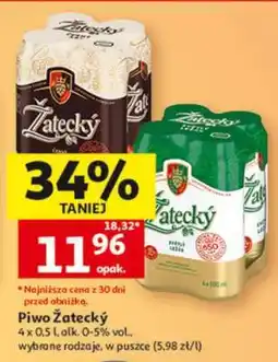 Auchan Piwo ŽATECKÝ oferta
