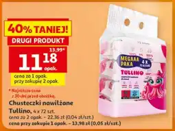 Auchan Chusteczki nawilżane Tullino oferta