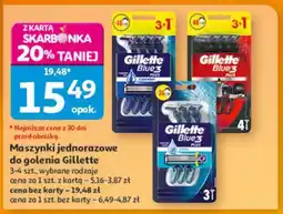 Auchan GILLETTE BLUE3 oferta