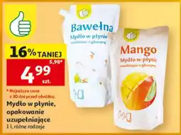 Auchan Mydło w płynie oferta