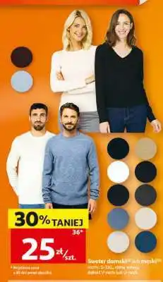 Auchan SWETER DAMSKI LUB MĘSKI oferta